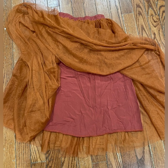 2Bunnies Chic Tan Women's Midi Skirt - Picture 2 of 5